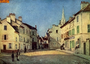 Platz in Argenteuil nach Sisley